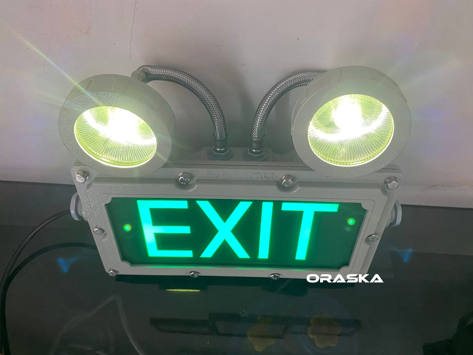 Explosion Proof Emergency FOG-EXIT Light – ORASKA EXP6492, UL Certified ...